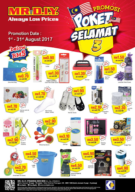 MR DIY Malaysia Promosi Poket Selamat Discount Offer