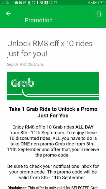 Free Grab Promo Code Malaysia Discount Offer