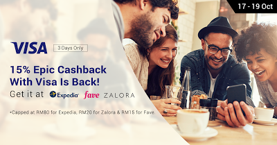 15% ShopBack Cash Back Sale Visa Card Exclusive Promo