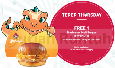 My U Mobile App Terer Thursday Freebie Free Wendy's Mushroom Melt Burger Voucher