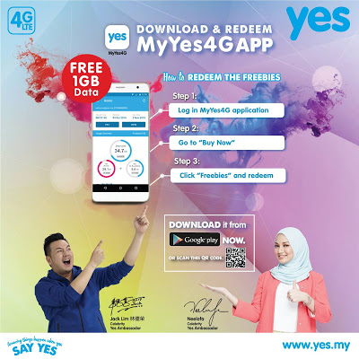 Download My Yes 4G App Free 1GB Data Internet Promo