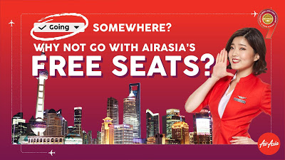 AirAsia Free SEATS Flight Ticket Zero Fare Discount Offer Promo