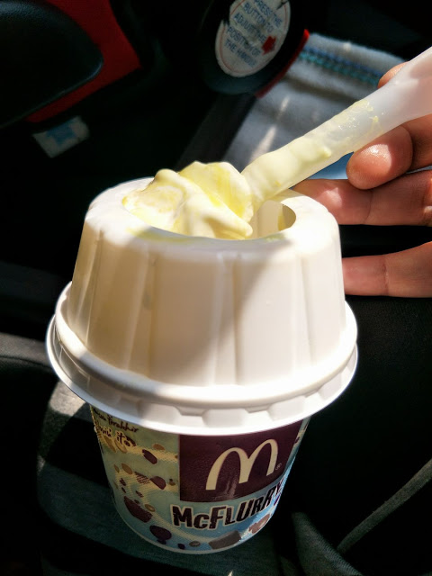 McD D24 Durian Flavour McFlurry