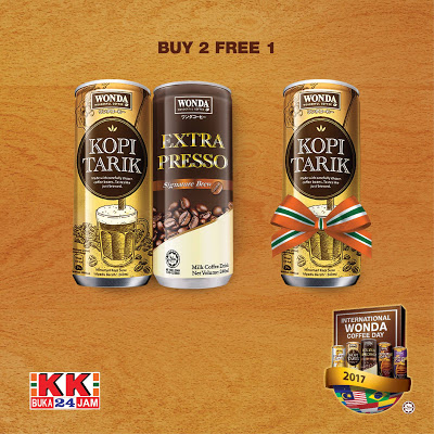 KK Mart WONDA Coffee Buy 2 Free 1