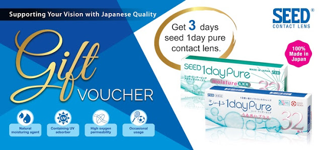 SEED Pure Contact Lens Free Sample Malaysia Giveaway