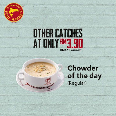 The Manhattan FISH MARKET Regular Chowder of the Day