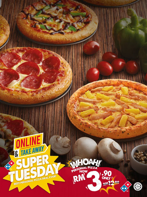 Domino's Pizza Malaysia Personal Pizza RM3.90
