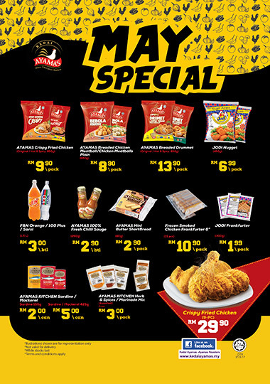 Kedai Ayamas May Special Discount Promo