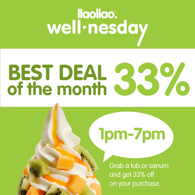 llaollao Malaysia 33% Discount Deal Offer