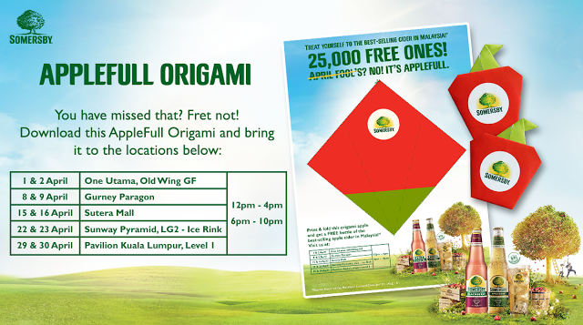 Somersby AppleFull Origami Event Locations