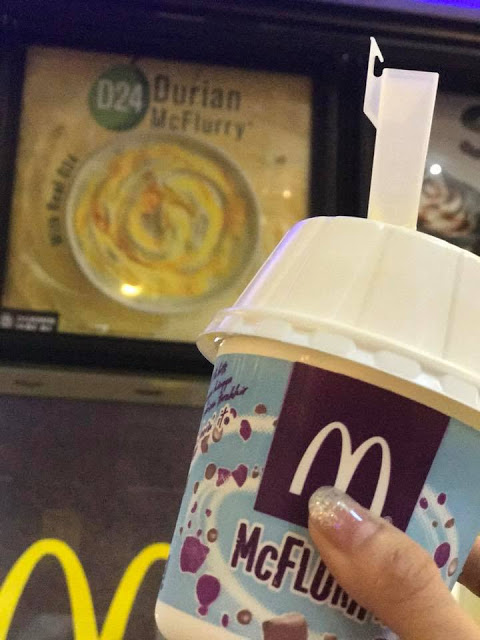 McDonald's D24 Durian Flavoured McFlurry Promo