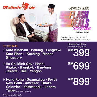 Malindo Air Business Class Discount Deals