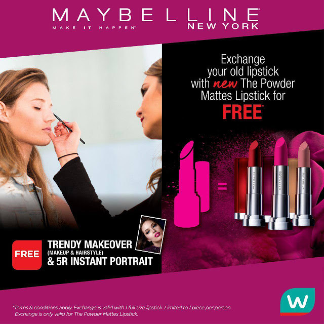 Free Maybelline New York Makeup & Hairstyle & 5R Instant Portrait