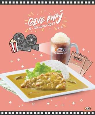 A&W Malaysia Free Movie Passes Facebook Instagram Contest