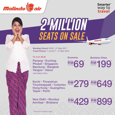 Malindo Air Sale Flight Ticket Discount Promo