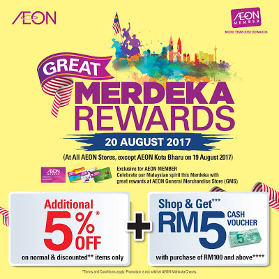 AEON Member General Merchandise Store (GMS) Merdeka Rewards