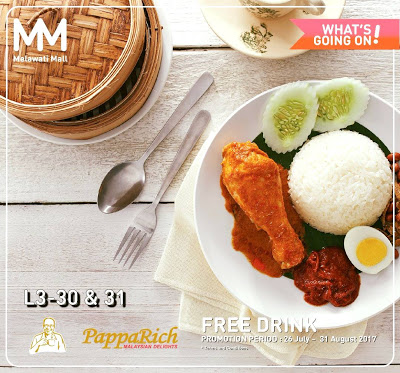 PappaRich Malaysia Free Drink Cham Coffee Tea Promo