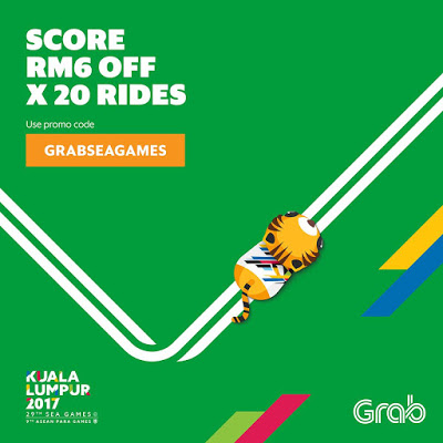 Grab Promo Code Malaysia KL 2017 SEA Games