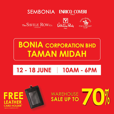 Sembonia Malaysia Warehouse Sale Discount