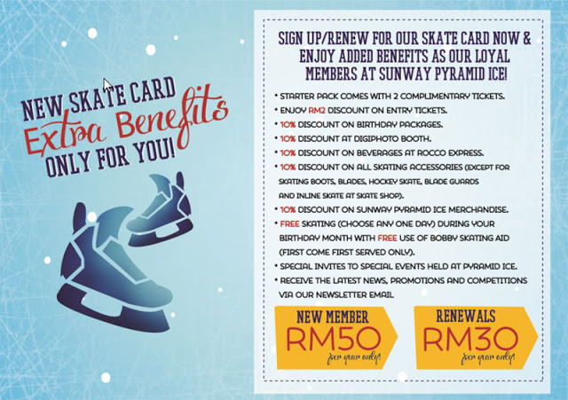 Sunway Pyramid Ice Skate Card Membership Fees & Benefits