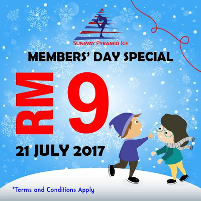 Sunway Pyramid Ice Skating Members' Day Special Discount Price Promo
