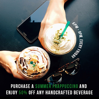 Starbucks Malaysia Summer Frappuccino Discount Friday Promo