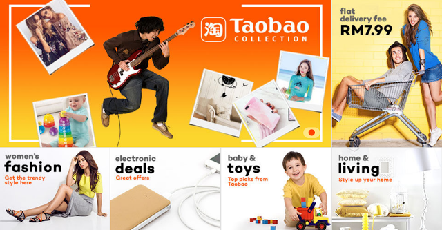 Lazada Malaysia Taobao Collection Flat Delivery Fee