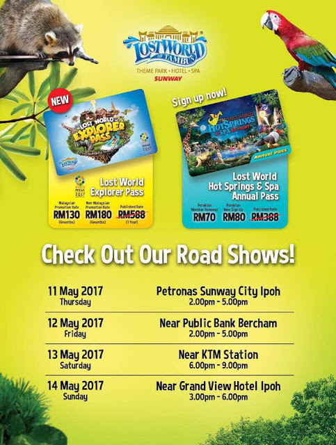 Sunway Lost World Of Tambun Explorer Pass Hot Springs Annual Pass Promo Rates