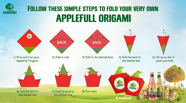 Somersby AppleFull Origami Instruction