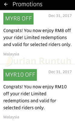 Uber Promo Code Malaysia 2017 Discount Offer