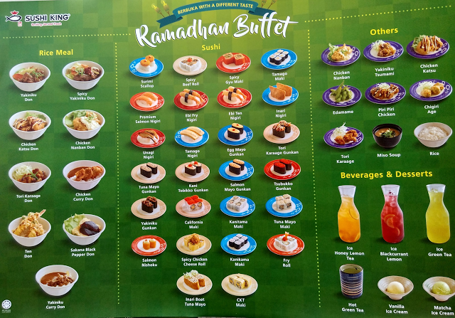 Sushi King Ramadhan Buffet Menu Rice Meal Sushi Item Choice