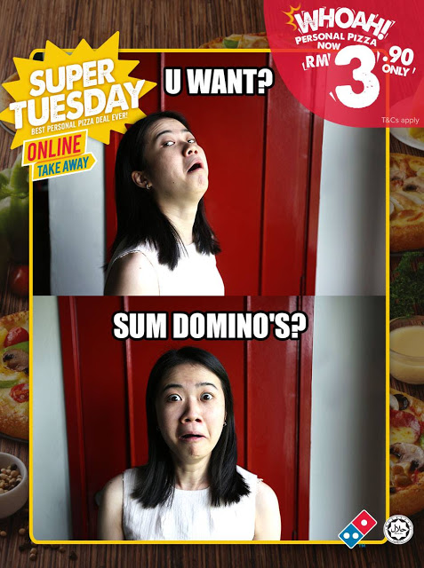 Domino's Pizza Malaysia Super Tuesday Deal Discount Promo