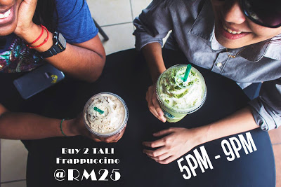 Starbucks Frappuccino RM25 Discount Promo Friday