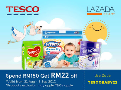 Tesco Malaysia Baby Fair Lazada Voucher Code Discount