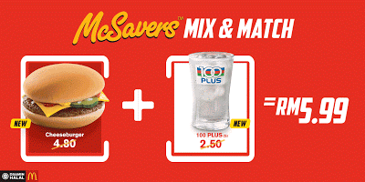 McSavers Mix & Match Value Meal RM5.99 Promo