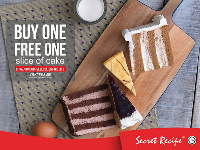 Secret Recipe Malaysia Buy 1 Free 1 Promo