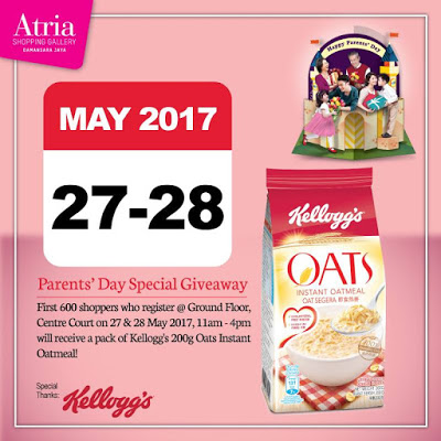 Kellogg's Malaysia Oats Instant Oatmeal Free Giveaway