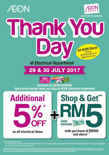 AEON Member Thank You Day Electrical Department