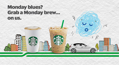 Grab Starbucks Latte Monday Promo