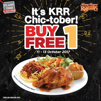 Kenny Rogers ROASTERS Malaysia Buy 1 Free 1 E-Voucher