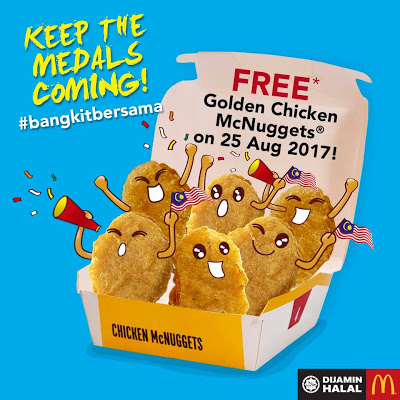 McDonald's FREE Chicken Mc Nuggets Giveaway