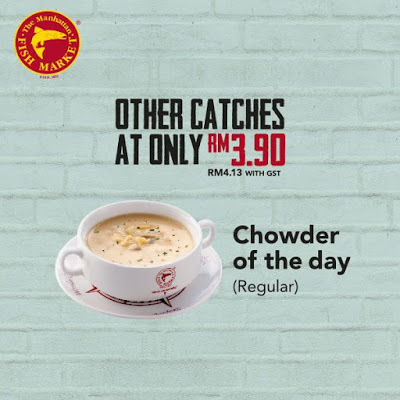 The Manhattan FISH MARKET Chowder of the Day Regular