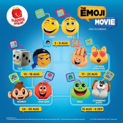 McDonald Malaysia McD Happy Meal Free Toy The Emoji Movie