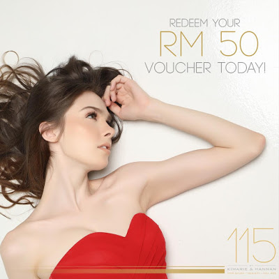 115 by Kimarie & Hannan Free Cash Voucher RM50 Discount Promo