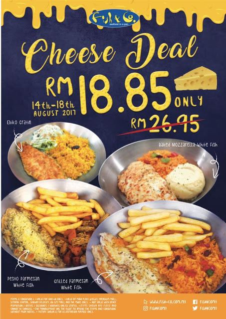 Fish & Co. Cheese Deal RM18.85 Discount Promo