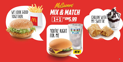 McDonald's McSavers Mix & Match RM5.99 Promo