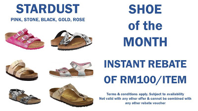  Birkenstock  Stardust Colour Sandal  Instant Rebate RM100 