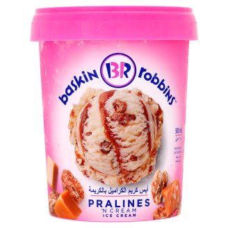 Tesco Malaysia Baskin Robbins Pralines 'N Cream Ice Cream 500ml