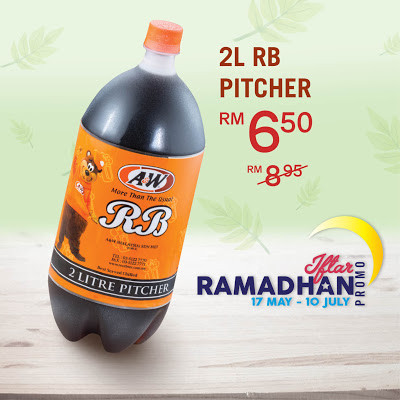 A&W Malaysia RB 2L Pitcher Discount Promo