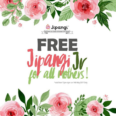 Free Jipangi Jr Soft Serve Ice Cream Giveaway Mother's Day Promo